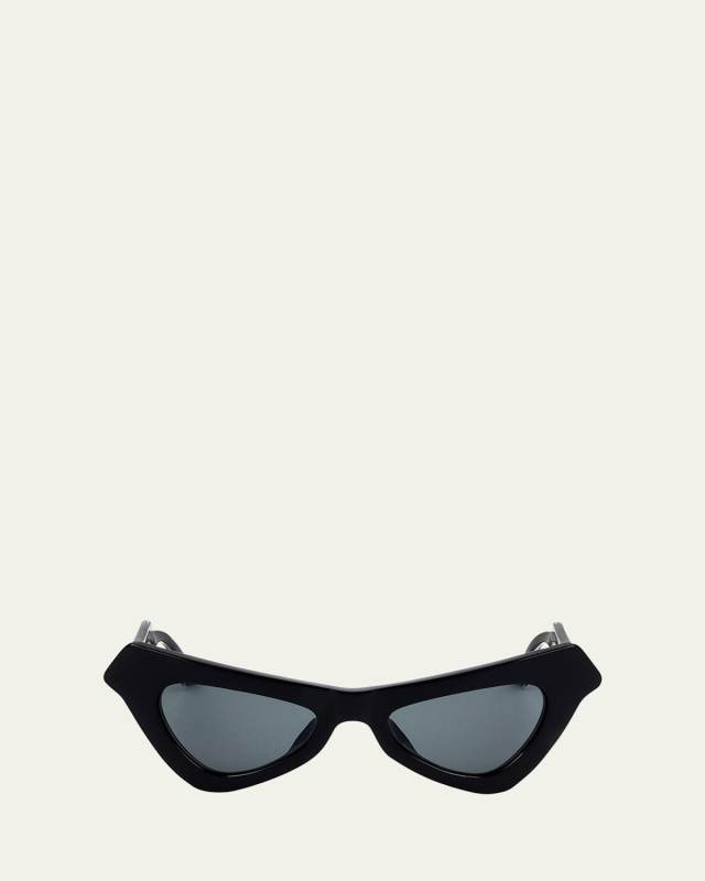 Logo Acetate Cat-Eye Sunglasses